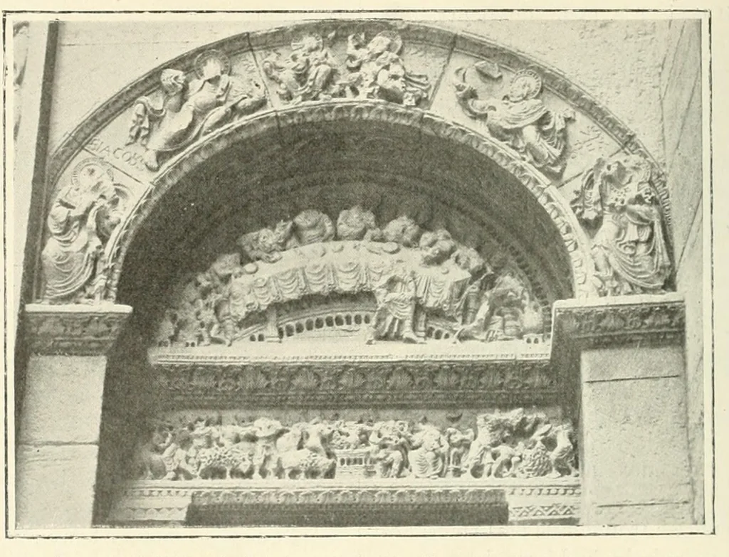 An illustration from Revue de l'art chrétien, 1857, leaf 54