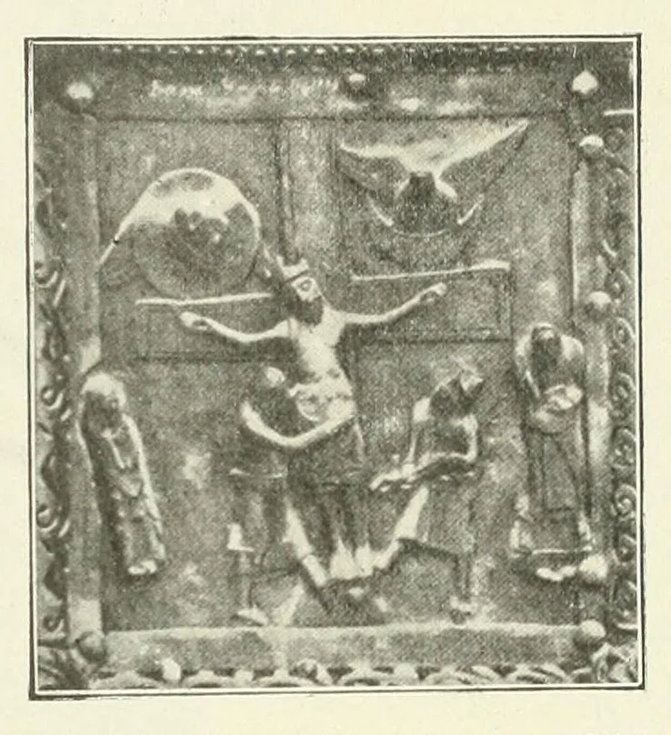 An illustration from Revue de l'art chrétien, 1857, leaf 173