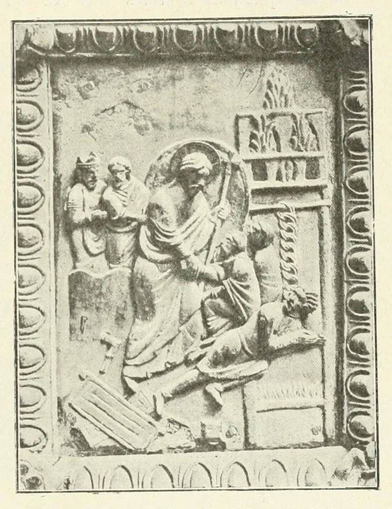 An illustration from Revue de l'art chrétien, 1857, leaf 337