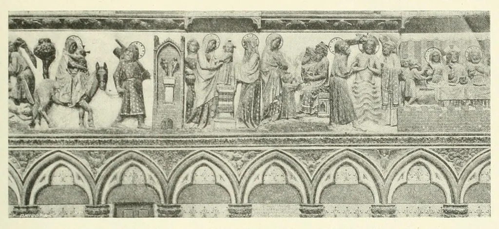 An illustration from Revue de l'art chrétien, 1857, leaf 179