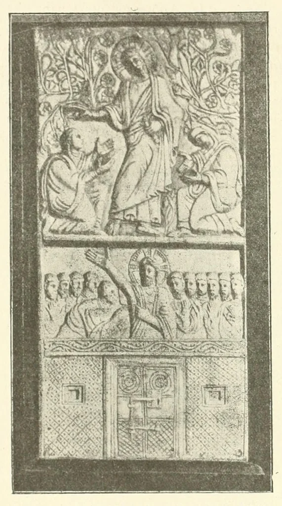 An illustration from Revue de l'art chrétien, 1857, leaf 20