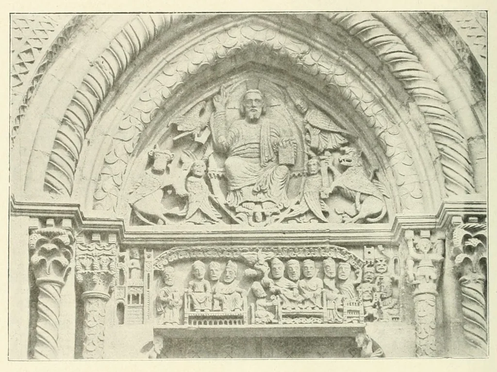 An illustration from Revue de l'art chrétien, 1857, leaf 34