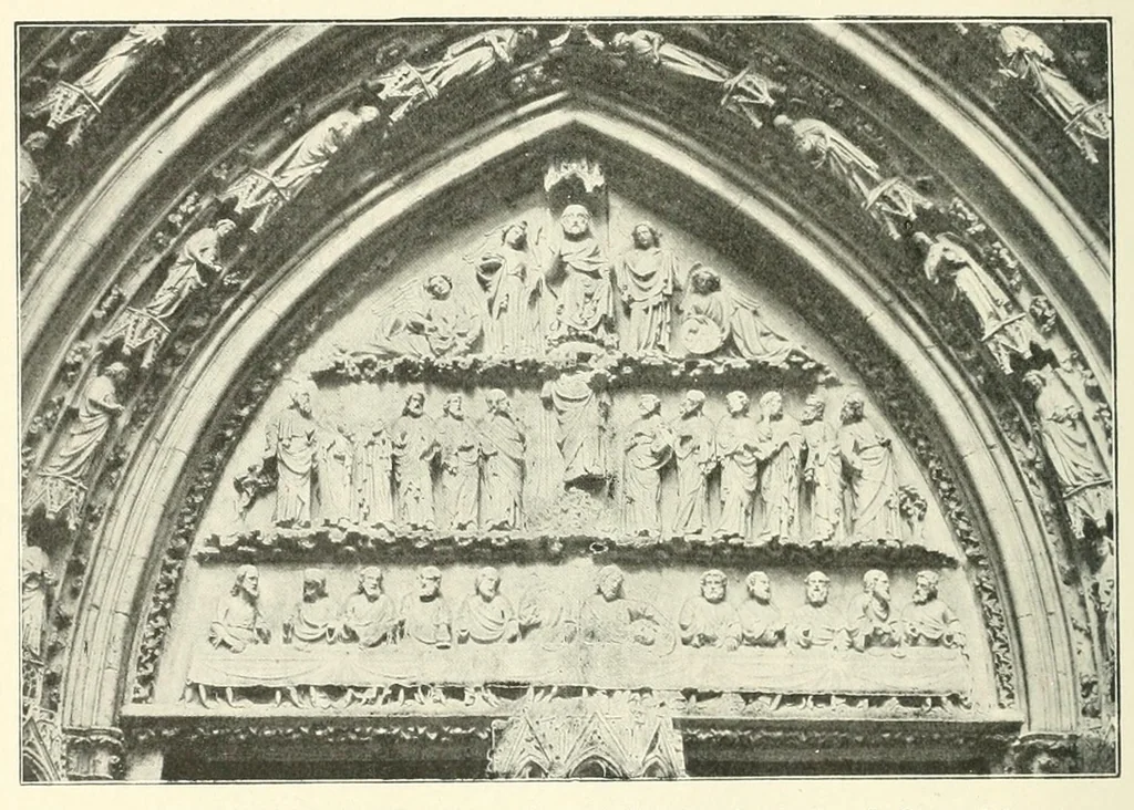 An illustration from Revue de l'art chrétien, 1857, leaf 98