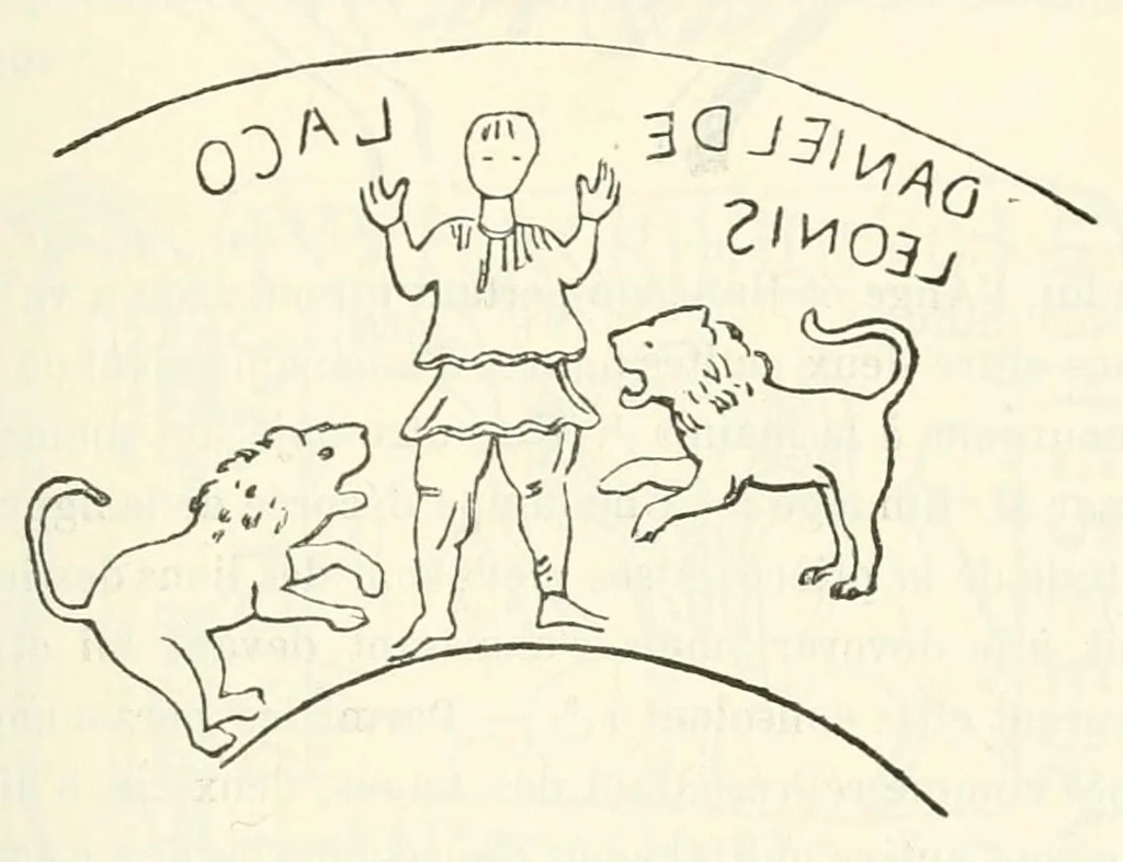 An illustration from Revue de l'art chrétien, 1857, leaf 103