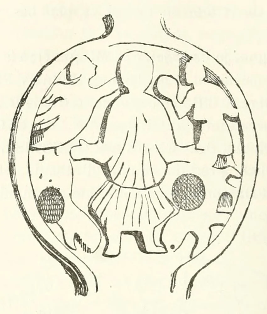 An illustration from Revue de l'art chrétien, 1857, leaf 104