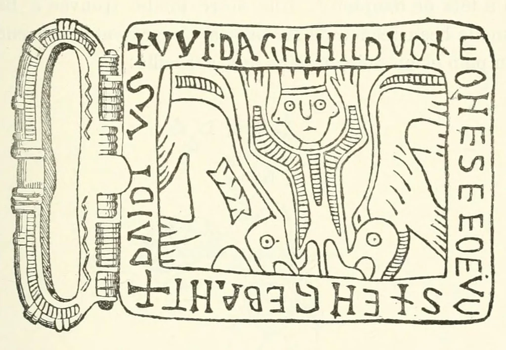 An illustration from Revue de l'art chrétien, 1857, leaf 105
