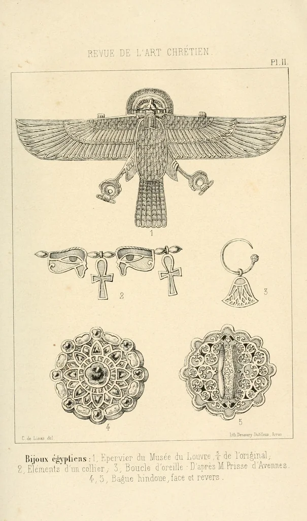 An illustration from Revue de l'art chrétien, 1857, leaf 117