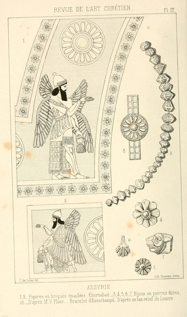 An illustration from Revue de l'art chrétien, 1857, leaf 202
