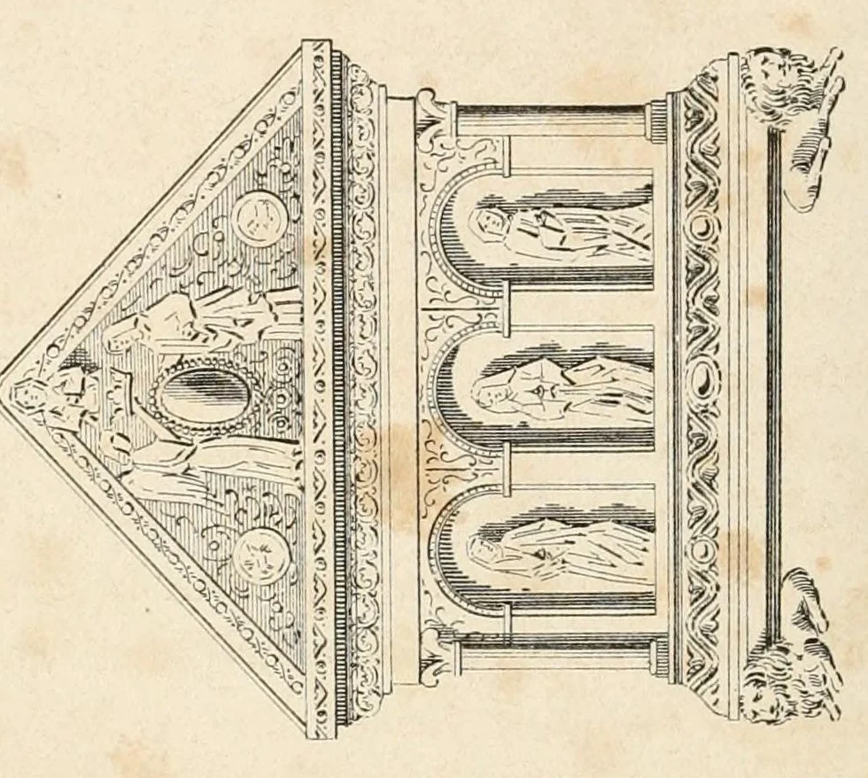 An illustration from Revue de l'art chrétien, 1857, leaf 272