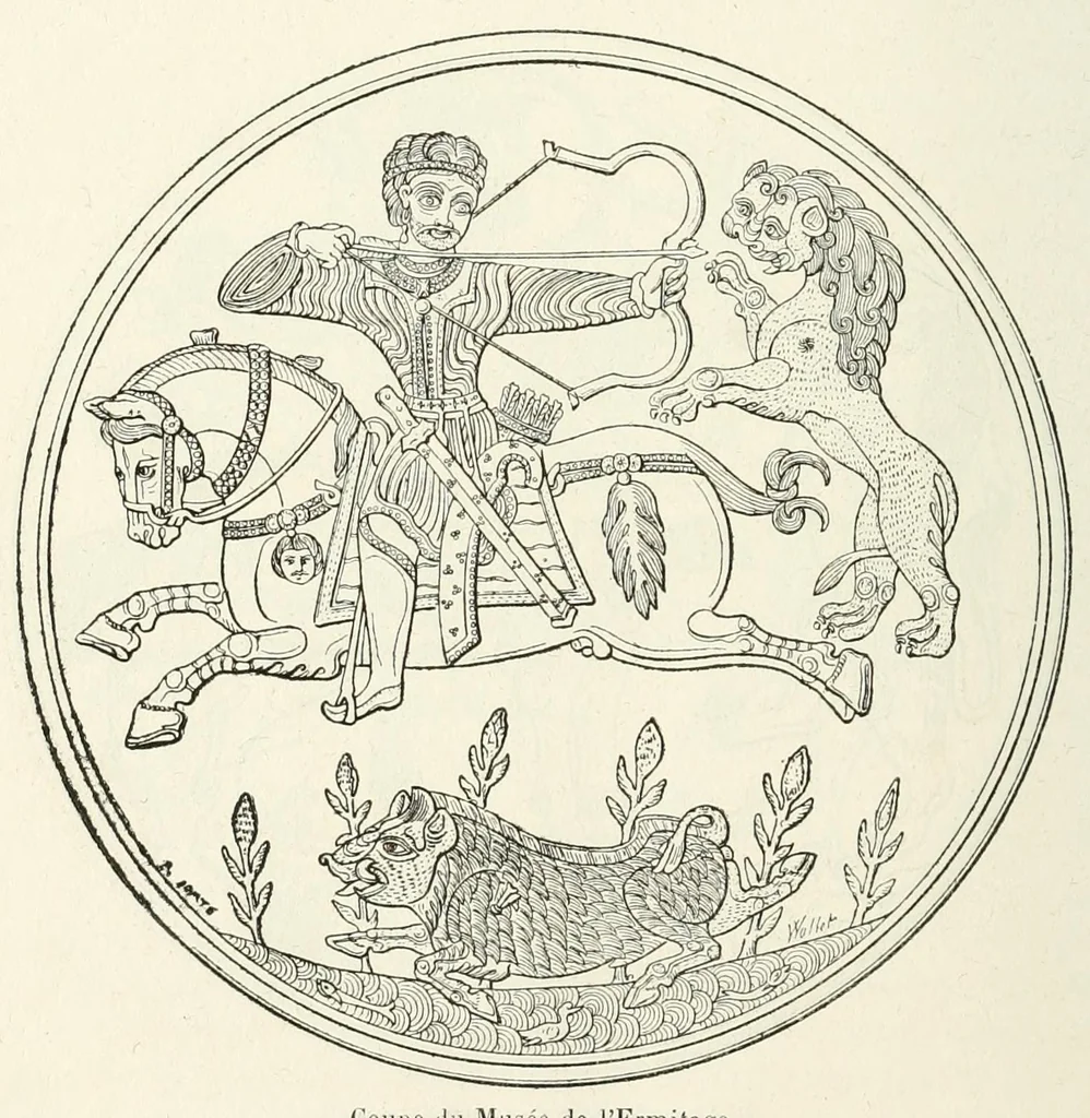 An illustration from Revue de l'art chrétien, 1857, leaf 398