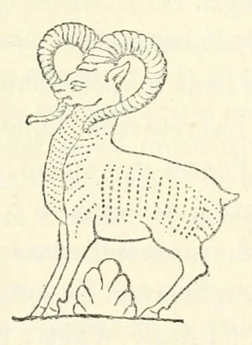An illustration from Revue de l'art chrétien, 1857, leaf 17