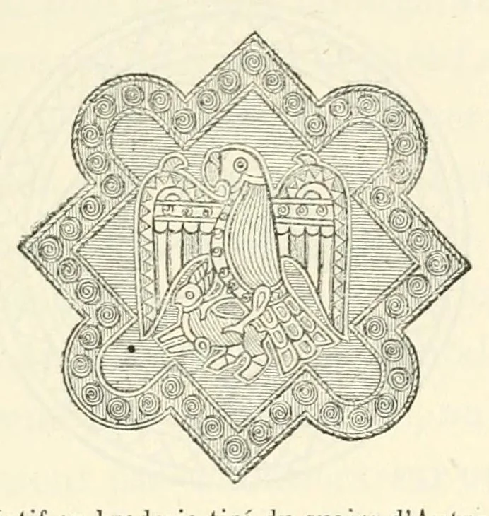 An illustration from Revue de l'art chrétien, 1857, leaf 31