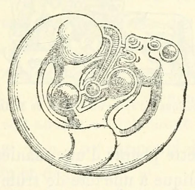 An illustration from Revue de l'art chrétien, 1857, leaf 69