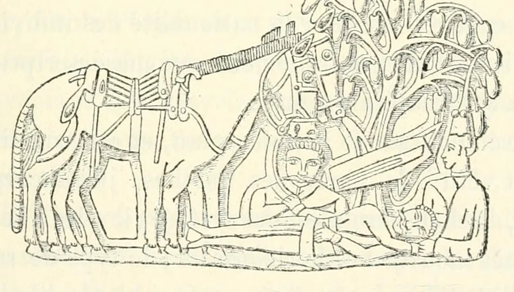 An illustration from Revue de l'art chrétien, 1857, leaf 73