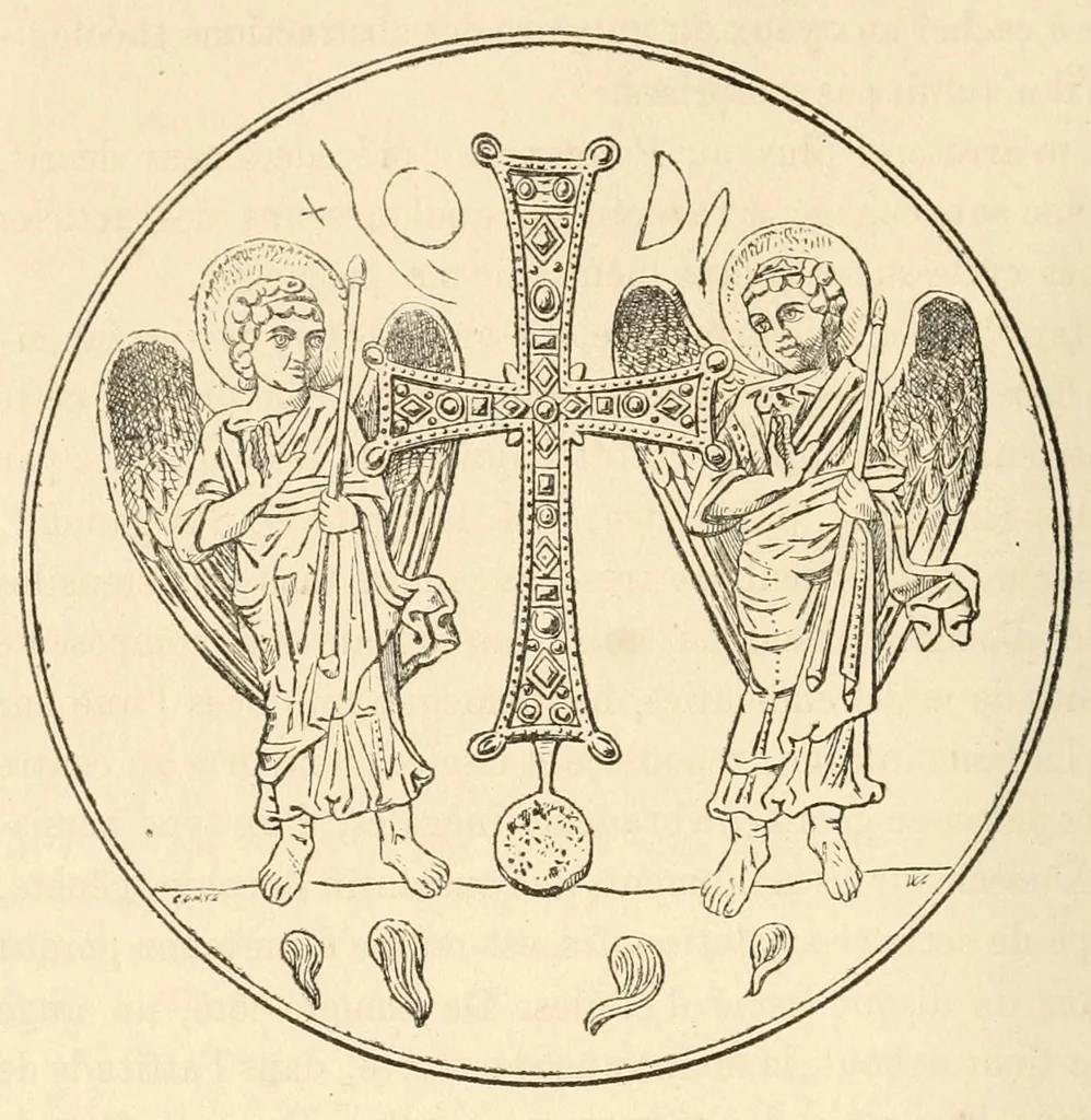 An illustration from Revue de l'art chrétien, 1857, leaf 142