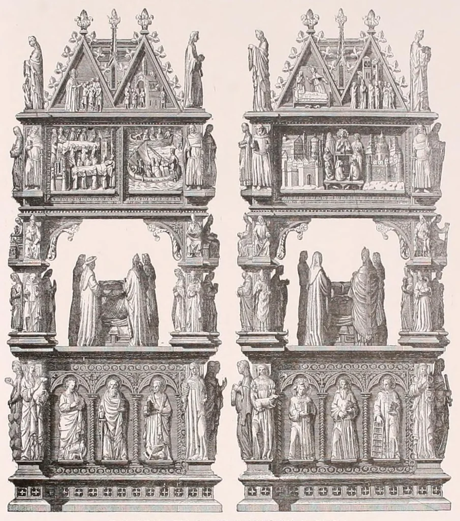 An illustration from Revue de l'art chrétien, 1857, leaf 284