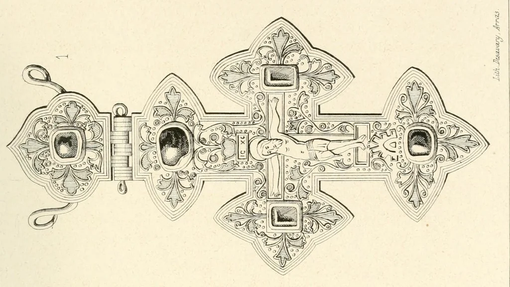 An illustration from Revue de l'art chrétien, 1857, leaf 477