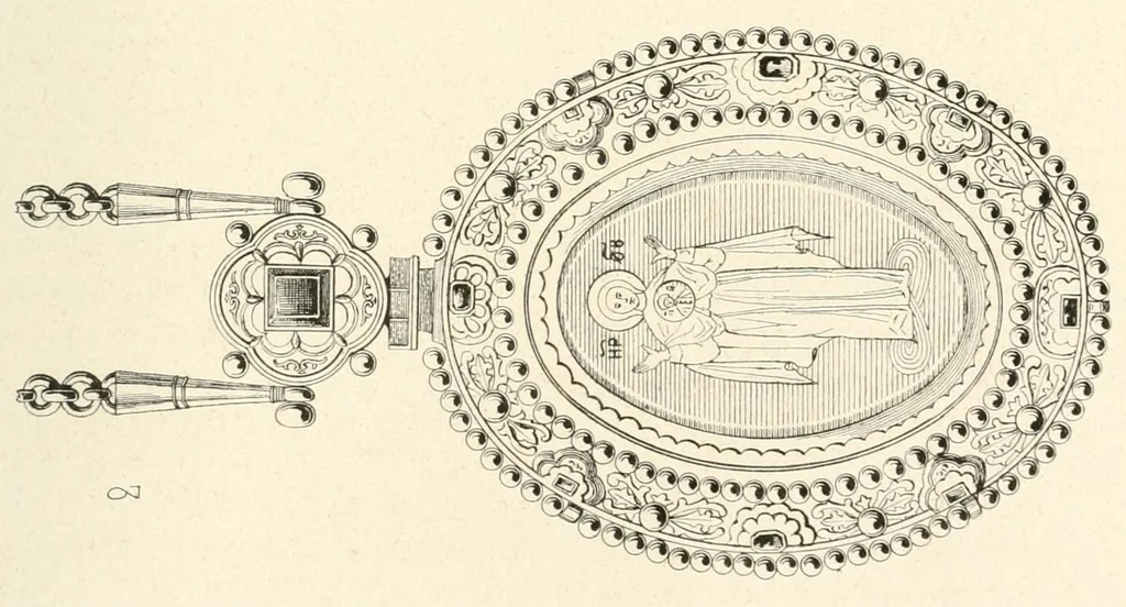 An illustration from Revue de l'art chrétien, 1857, leaf 477