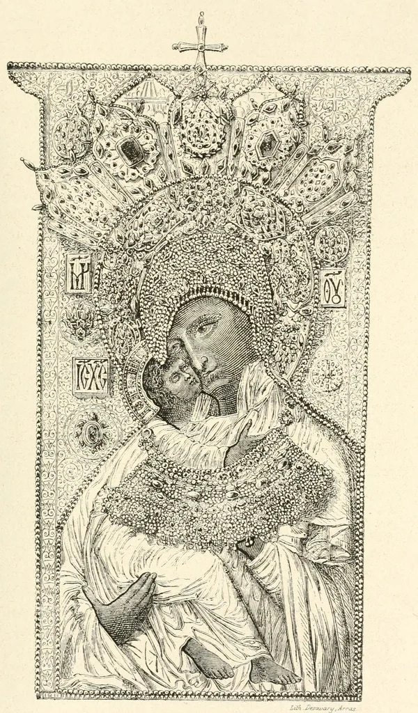 An illustration from Revue de l'art chrétien, 1857, leaf 495