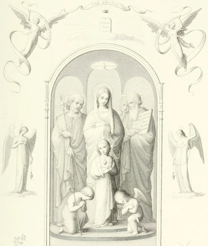 An illustration from Revue de l'art chrétien, 1857, leaf 103