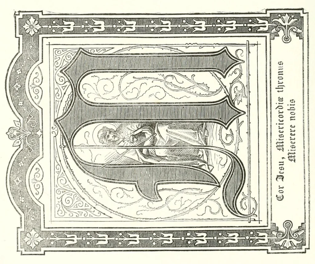 An illustration from Revue de l'art chrétien, 1857, leaf 110