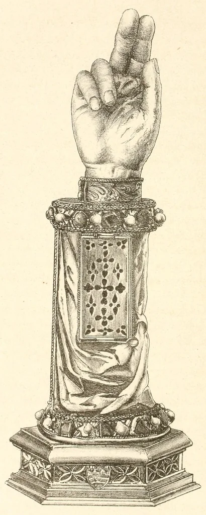 An illustration from Revue de l'art chrétien, 1857, leaf 182