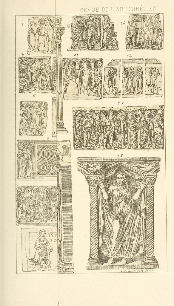 An illustration from Revue de l'art chrétien, 1857, leaf 319