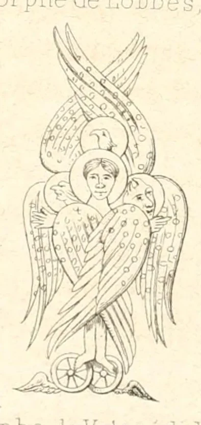 An illustration from Revue de l'art chrétien, 1857, leaf 384