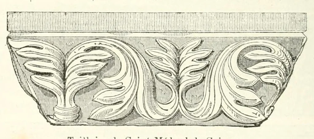An illustration from Revue de l'art chrétien, 1857, leaf 518