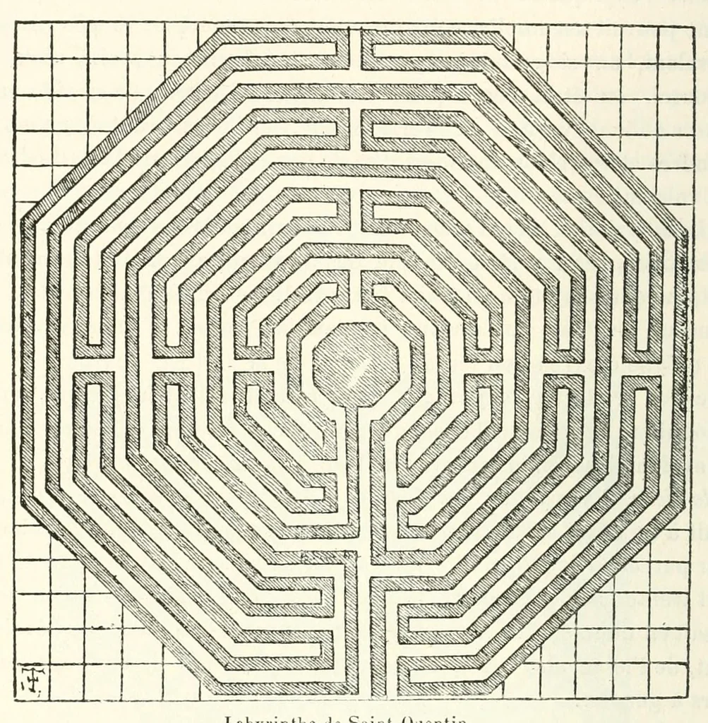 An illustration from Revue de l'art chrétien, 1857, leaf 526