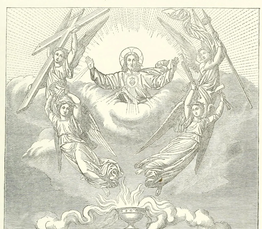 An illustration from Revue de l'art chrétien, 1857, leaf 99