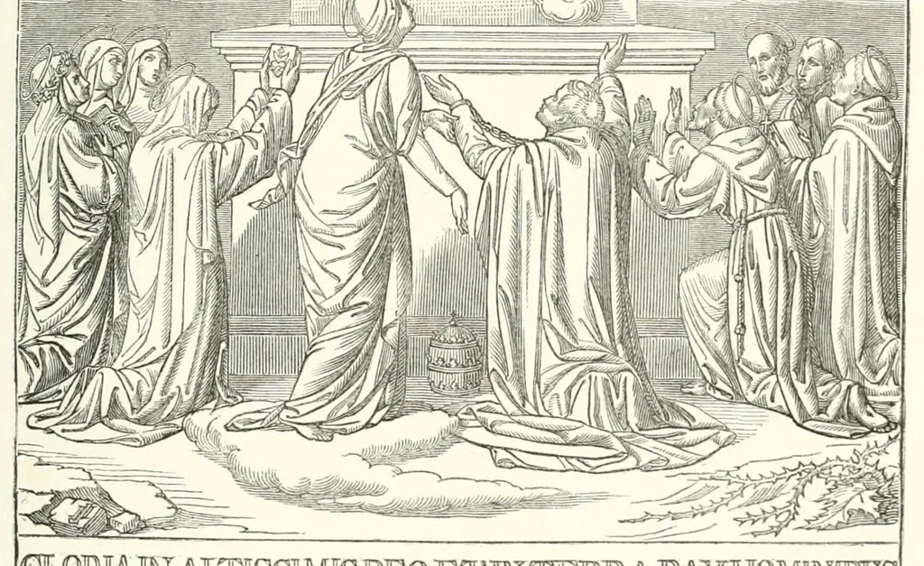 An illustration from Revue de l'art chrétien, 1857, leaf 99
