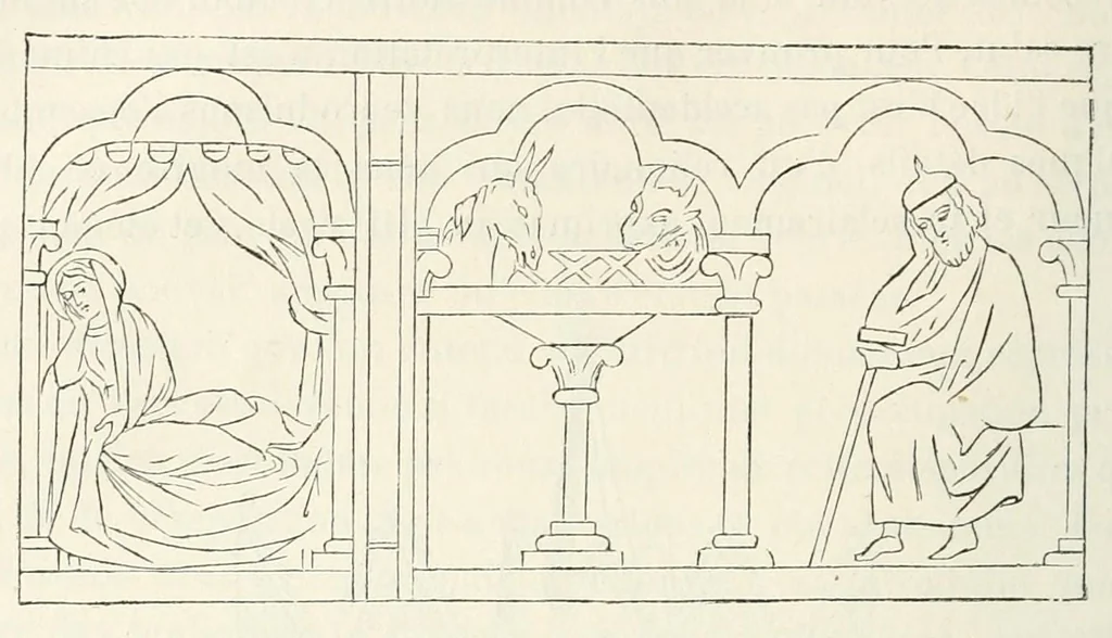 An illustration from Revue de l'art chrétien, 1857, leaf 136
