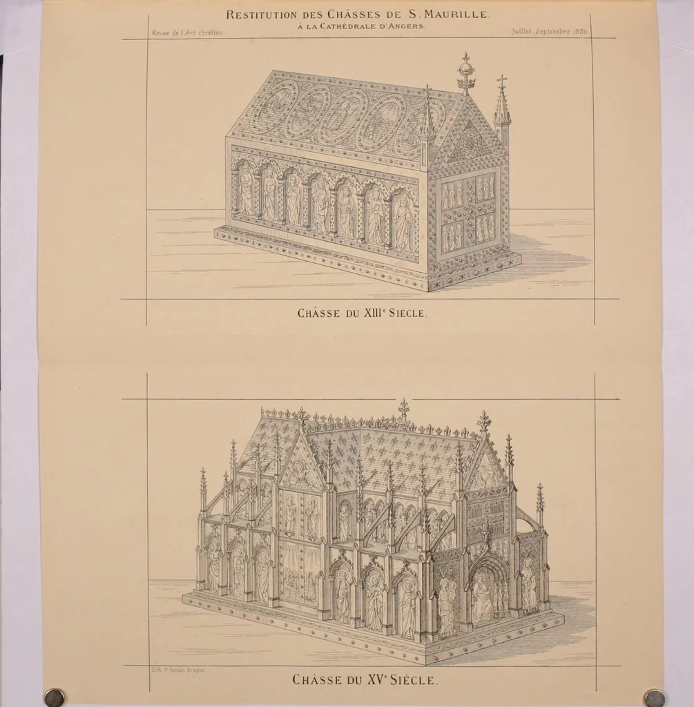 An illustration from Revue de l'art chrétien, 1857, leaf 222