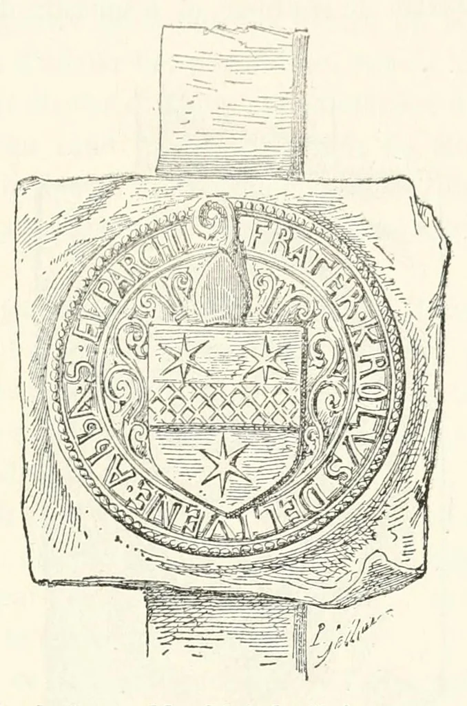An illustration from Revue de l'art chrétien, 1857, leaf 383