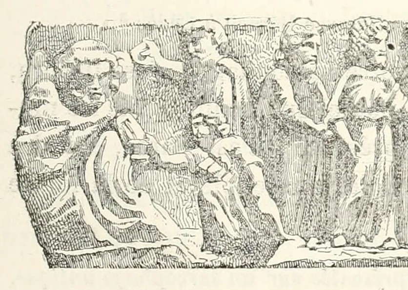 An illustration from Revue de l'art chrétien, 1857, leaf 445