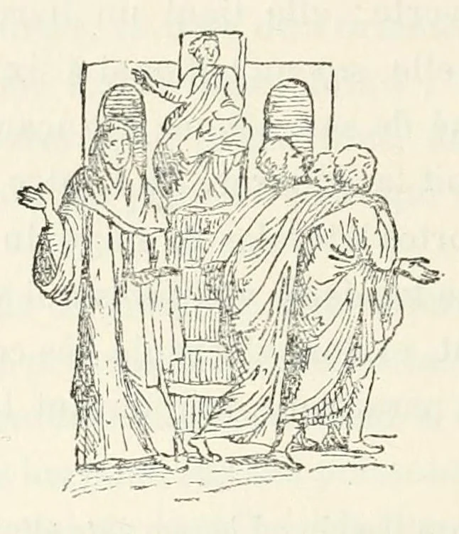 An illustration from Revue de l'art chrétien, 1857, leaf 454