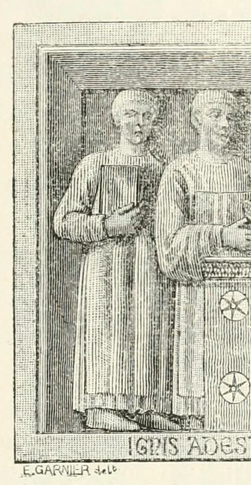An illustration from Revue de l'art chrétien, 1857, leaf 523