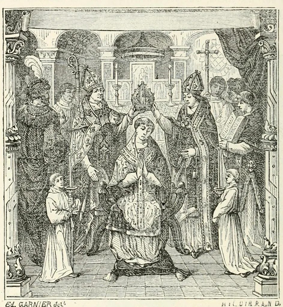 An illustration from Revue de l'art chrétien, 1857, leaf 524