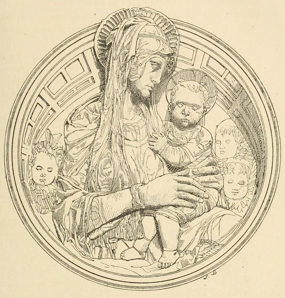 An illustration from Revue de l'art chrétien, 1857, leaf 105
