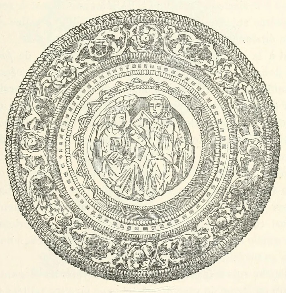 An illustration from Revue de l'art chrétien, 1857, leaf 215