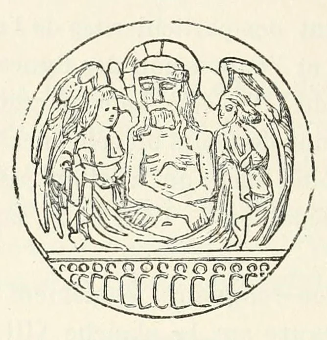 An illustration from Revue de l'art chrétien, 1857, leaf 216