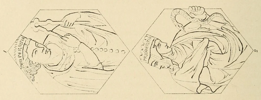 An illustration from Revue de l'art chrétien, 1857, leaf 450
