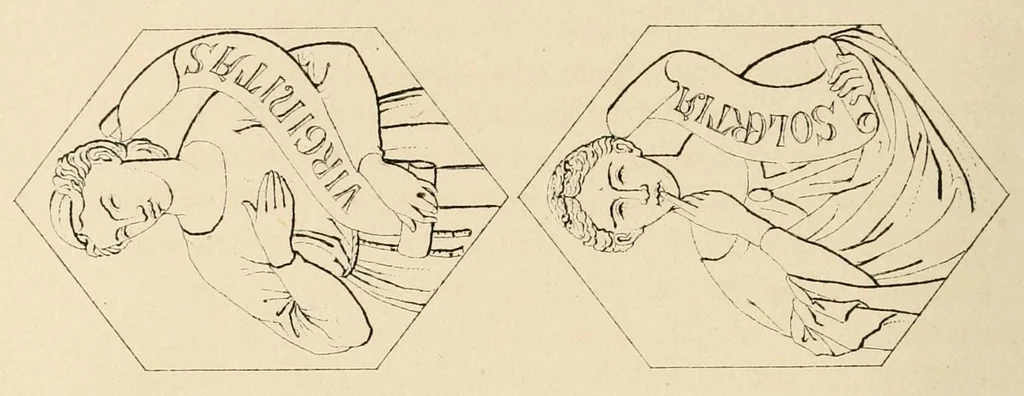 An illustration from Revue de l'art chrétien, 1857, leaf 450