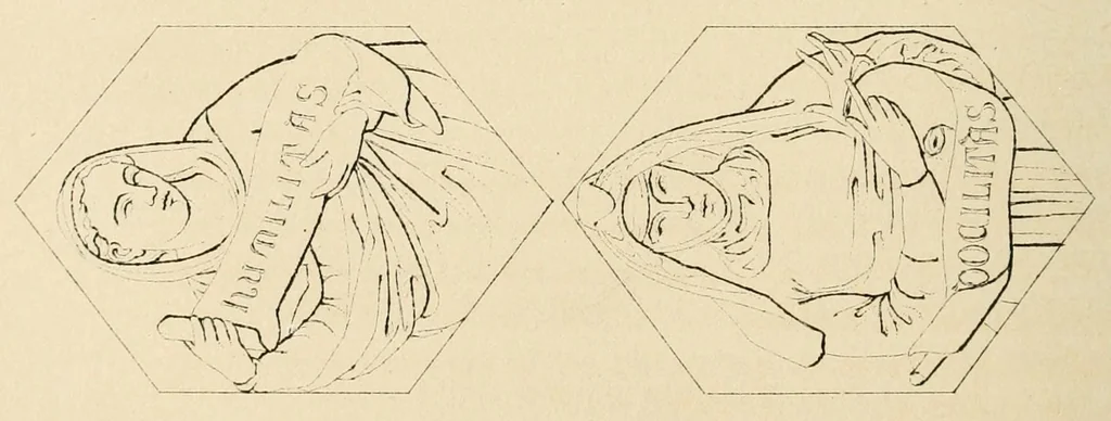 An illustration from Revue de l'art chrétien, 1857, leaf 450