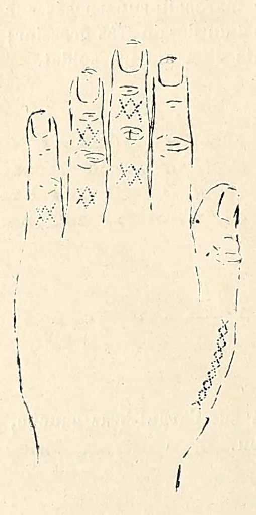 An illustration from Revue d'ethnographie et de sociologie, 1910, leaf 56