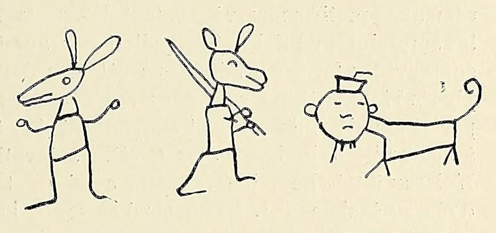 An illustration from Revue d'ethnographie et de sociologie, 1910, leaf 57