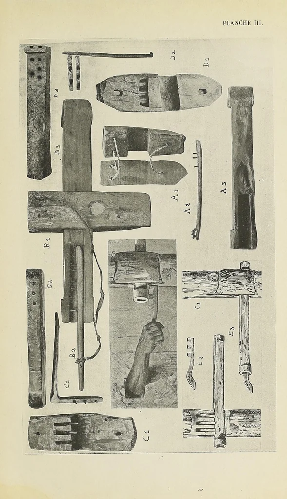 An illustration from Revue d'ethnographie et de sociologie, 1910, leaf 41