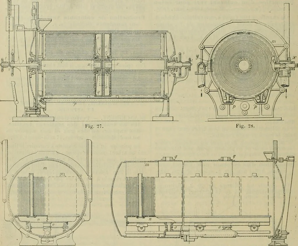 An illustration from Revue générale des mati`eres colorantes et des industries qui s'y rattachent, 1908, leaf 121