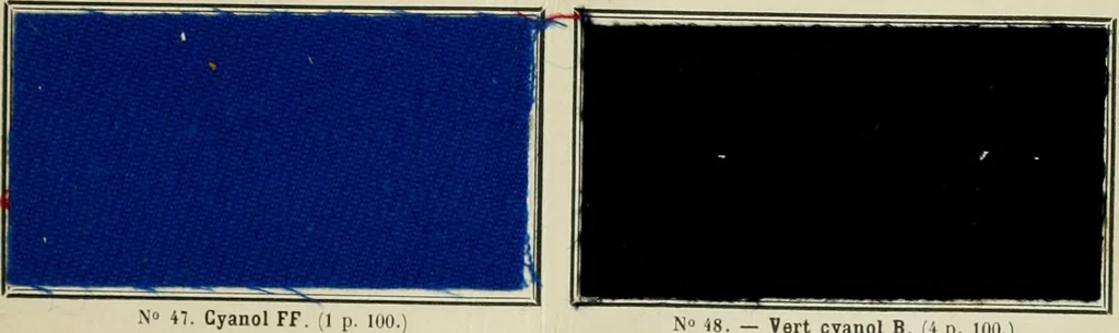 An illustration from Revue générale des mati`eres colorantes et des industries qui s'y rattachent, 1908, leaf 162